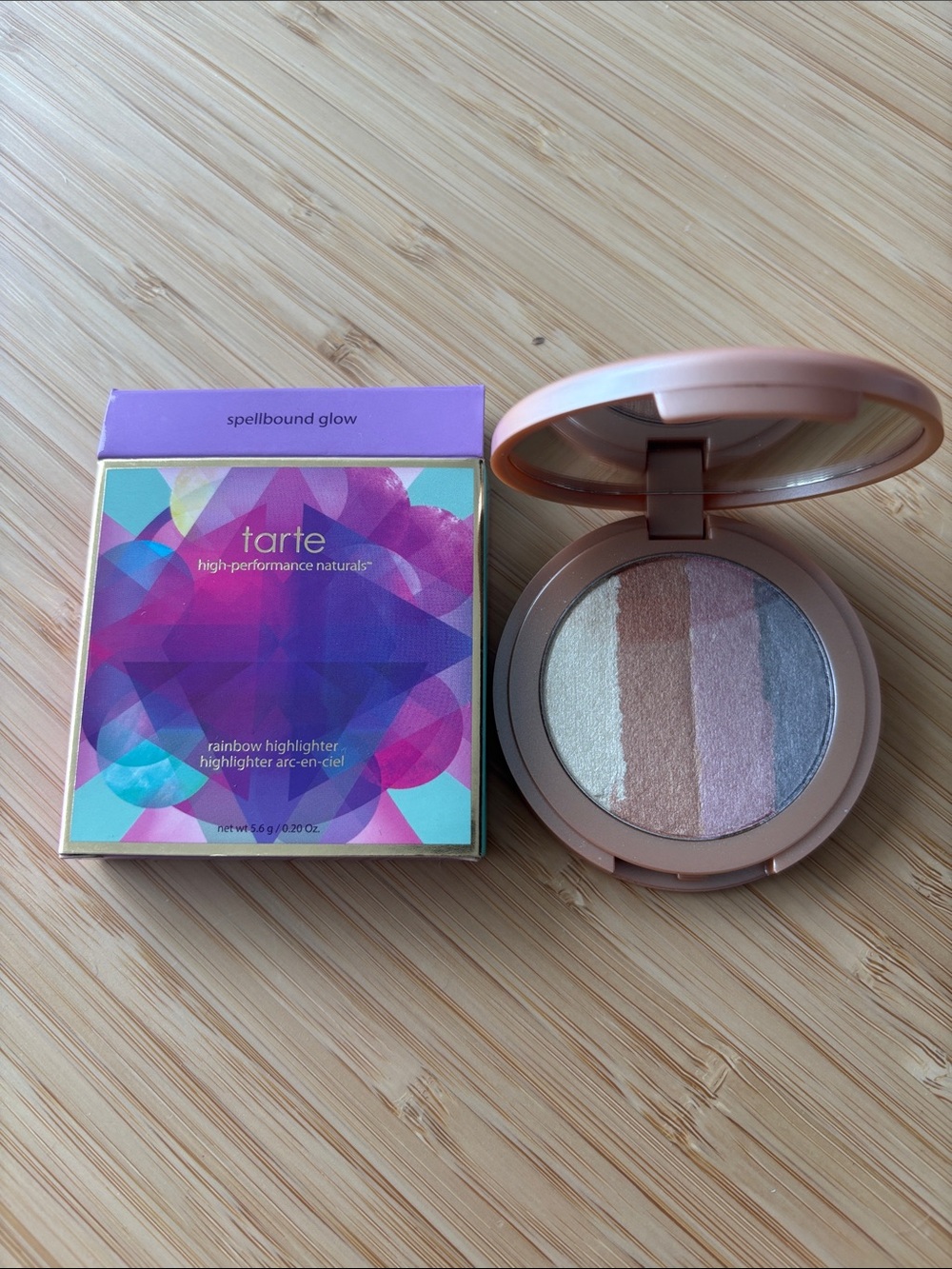 NIB tarte Rainbow Highlighter Compact - Spellbound Glow — Discontinued